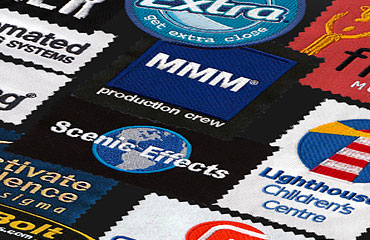 Montage of embroidered garments